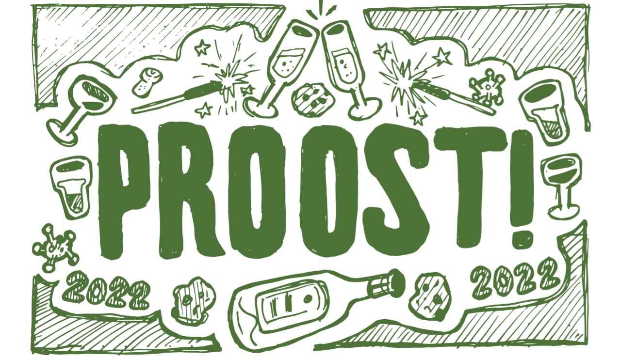 Proost. Op een heerlijk 2022! Krop en Kool